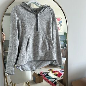 Lululemon quarter zip hooded sweatshirt
